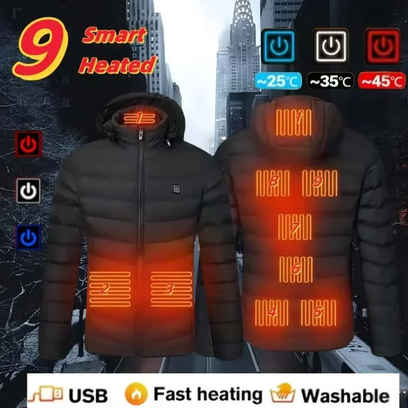 heated puffer jacket