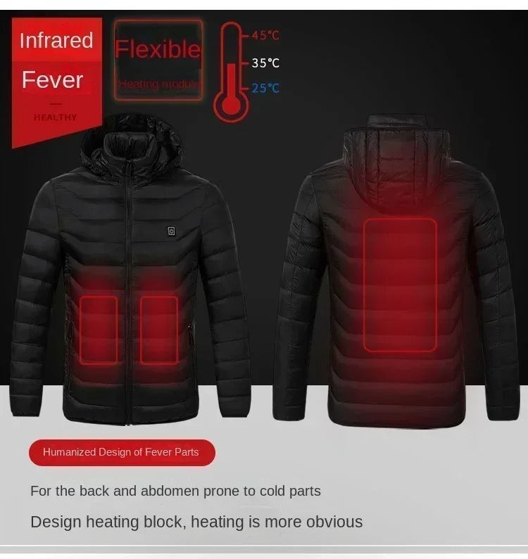 heated puffer jacket