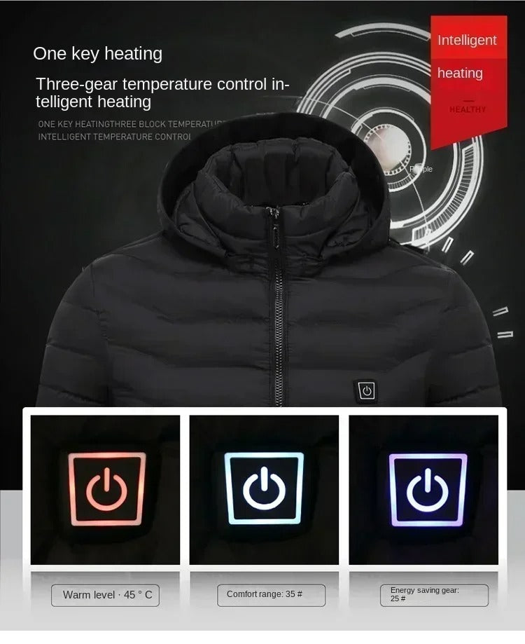 heated puffer jacket