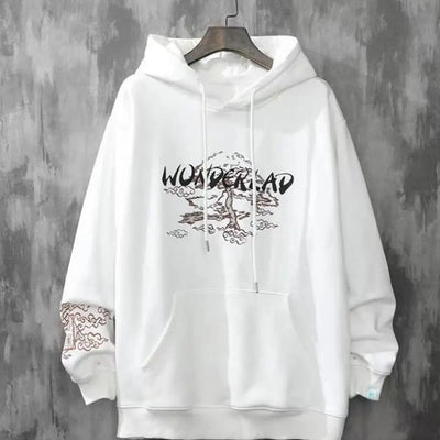 Sakura print hoodie