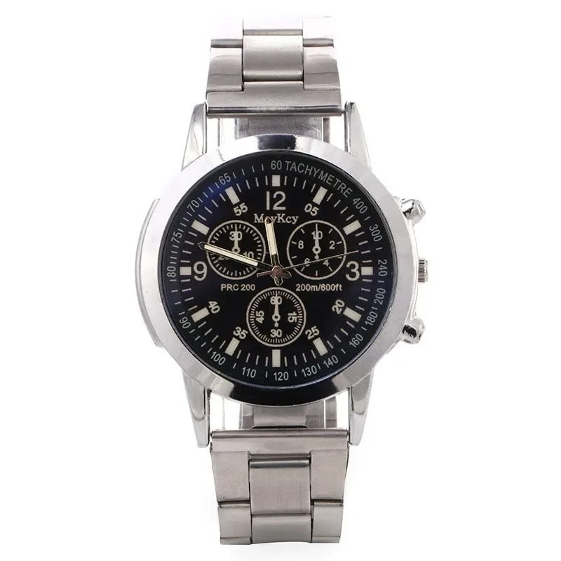 stainless steel watch