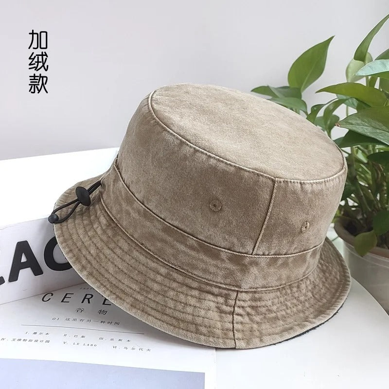 fleece lined bucket hat