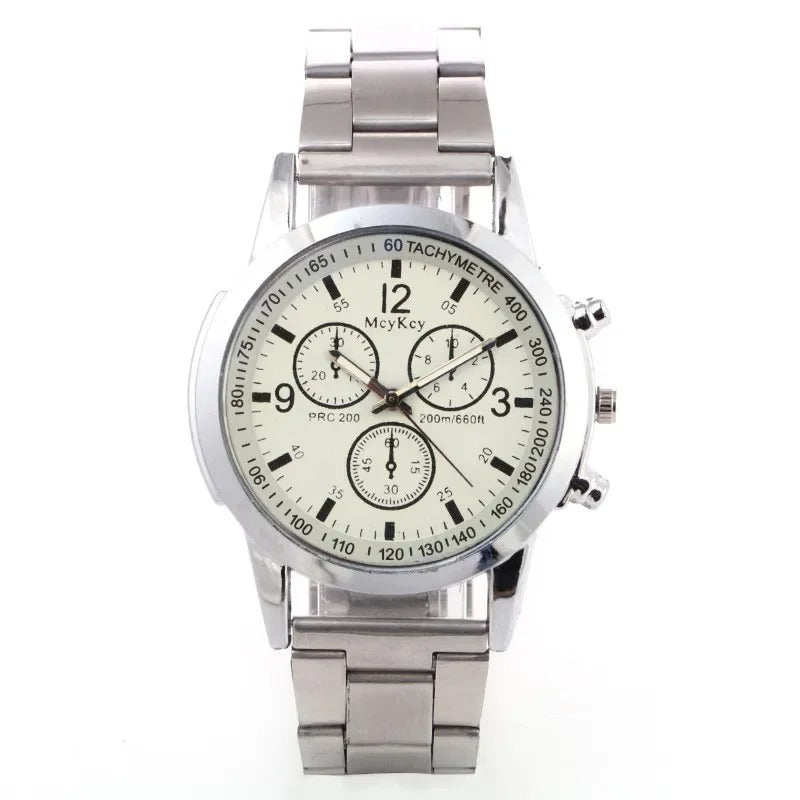 stainless steel watch